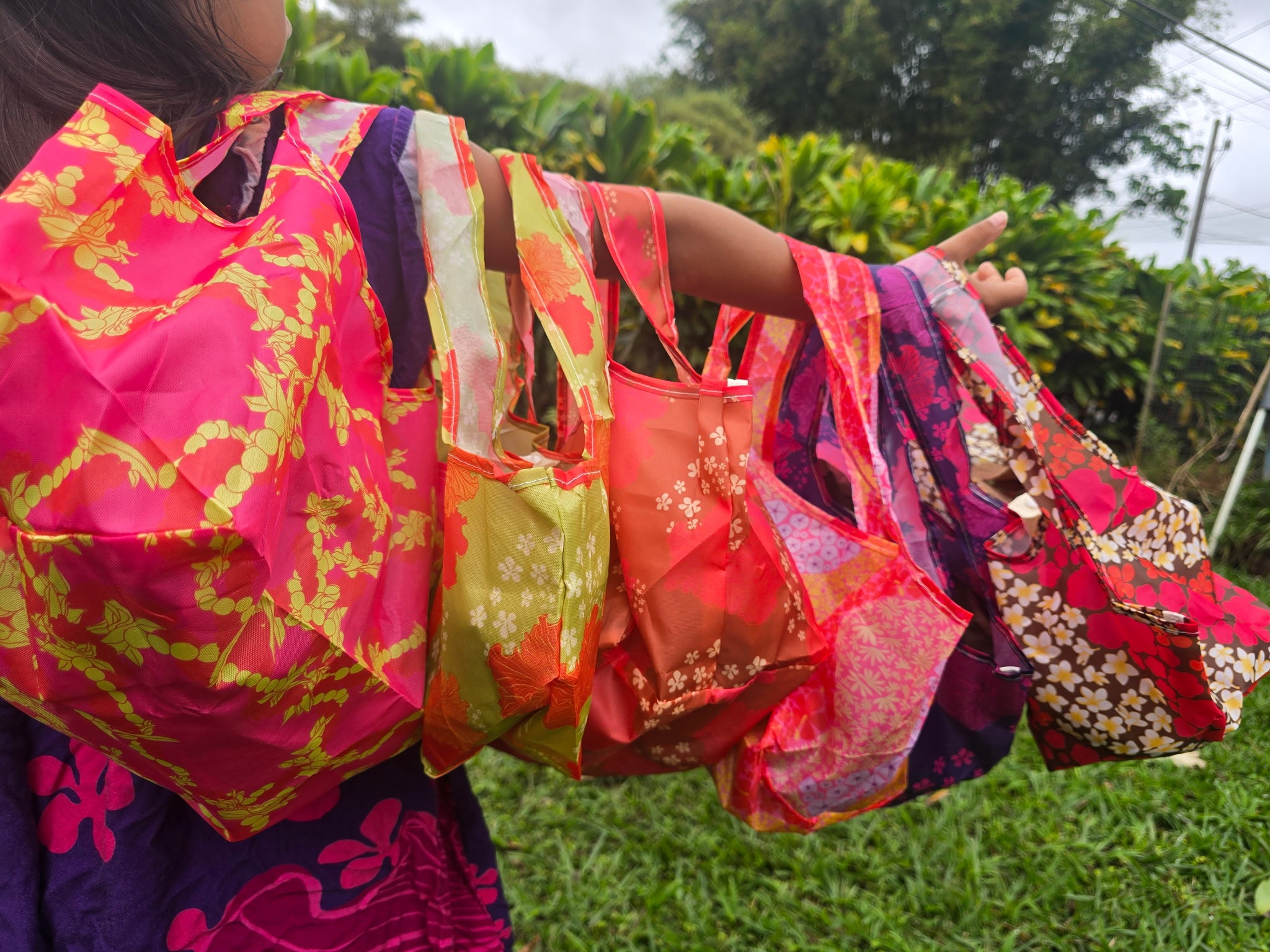 Bento Bags in Pualani Purple