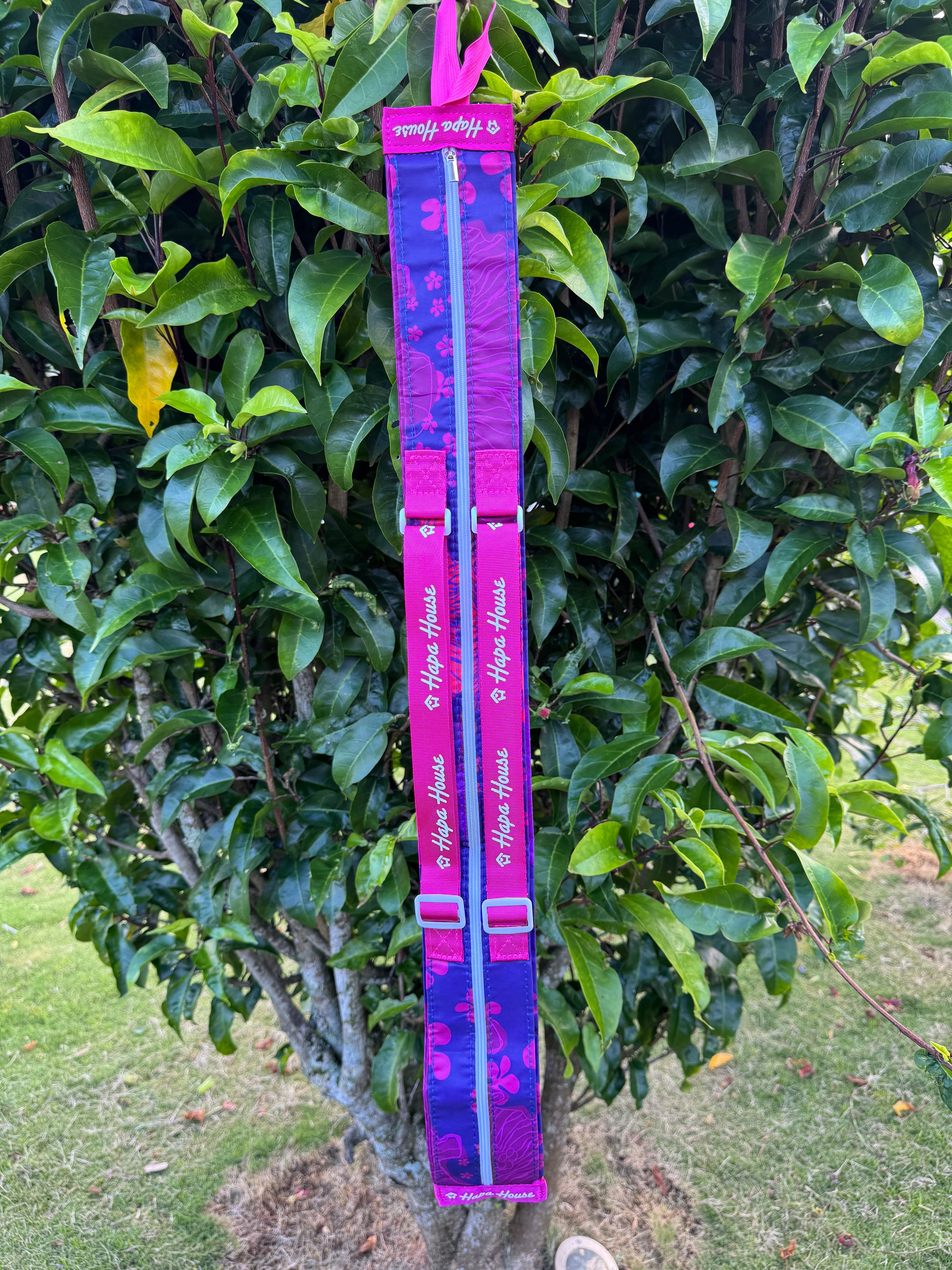 Roll Up Shopping Bag in Pualani Purple