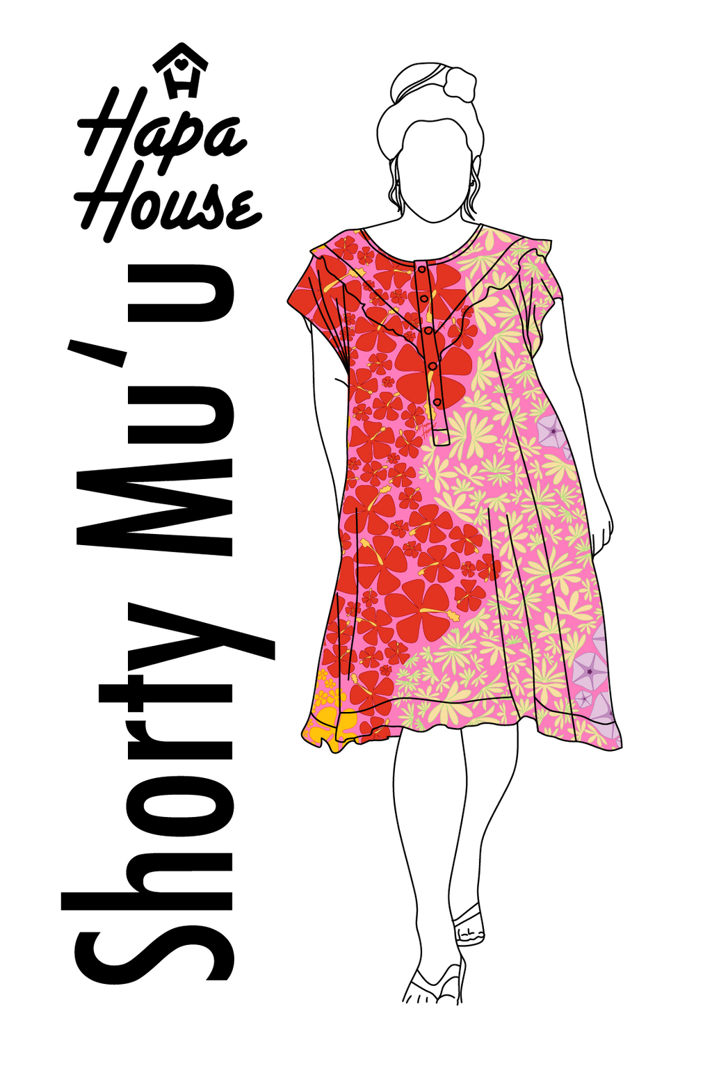 Shorty Muʻu in pink pua party