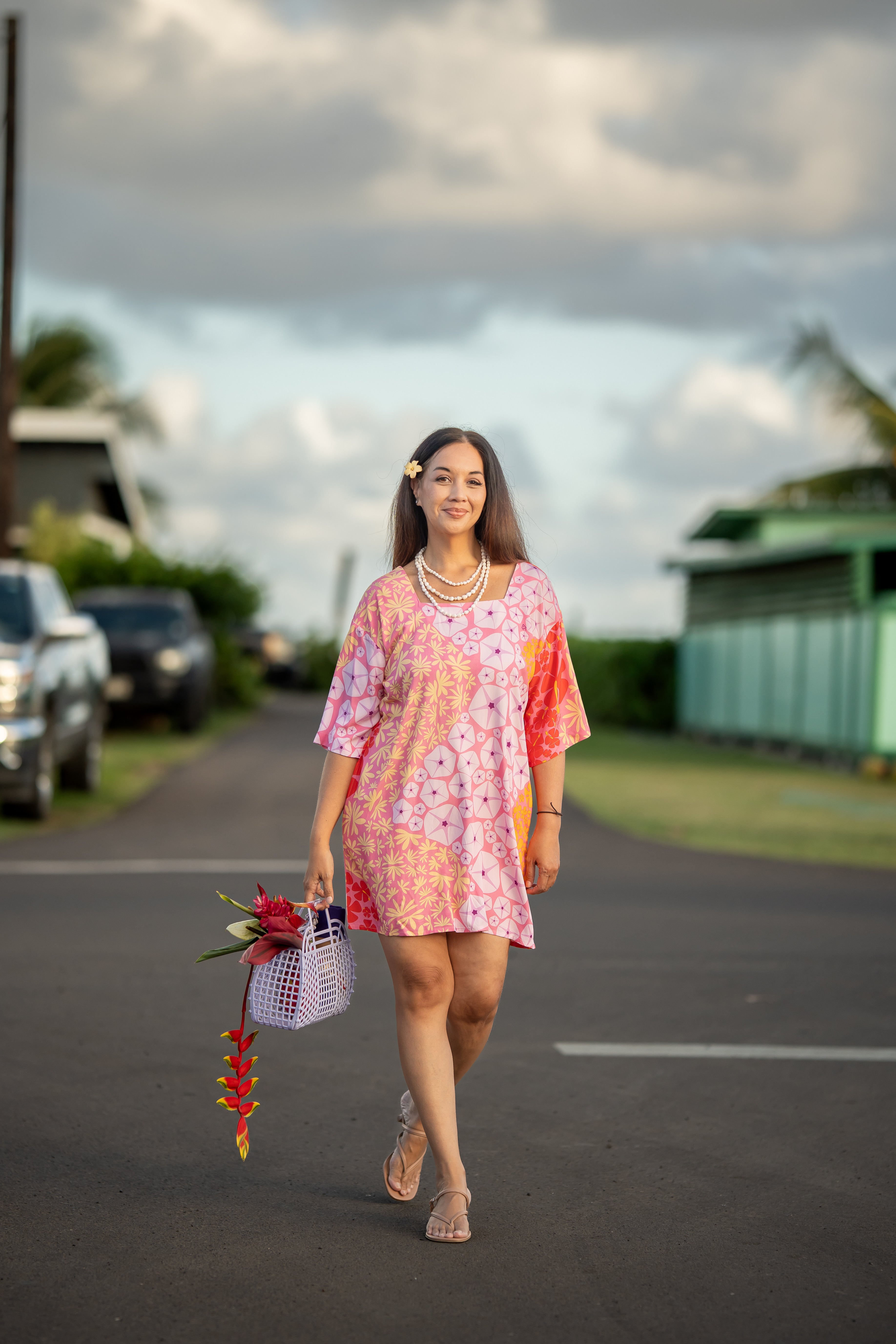 MIKI Dress in Pink Pua Party