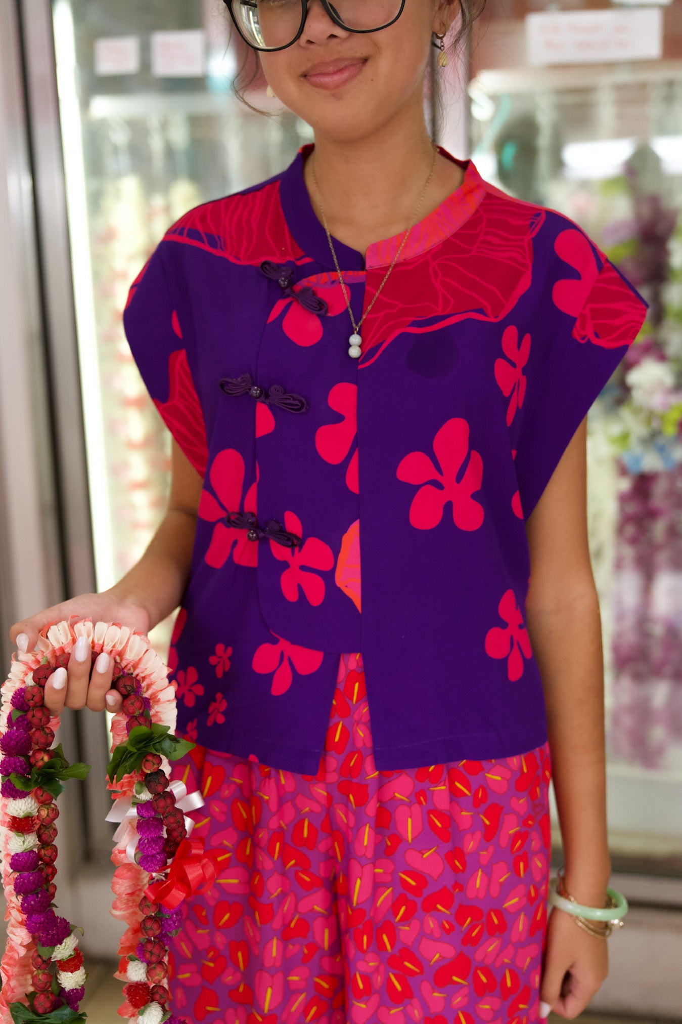 Rei Top in Pualani Purple