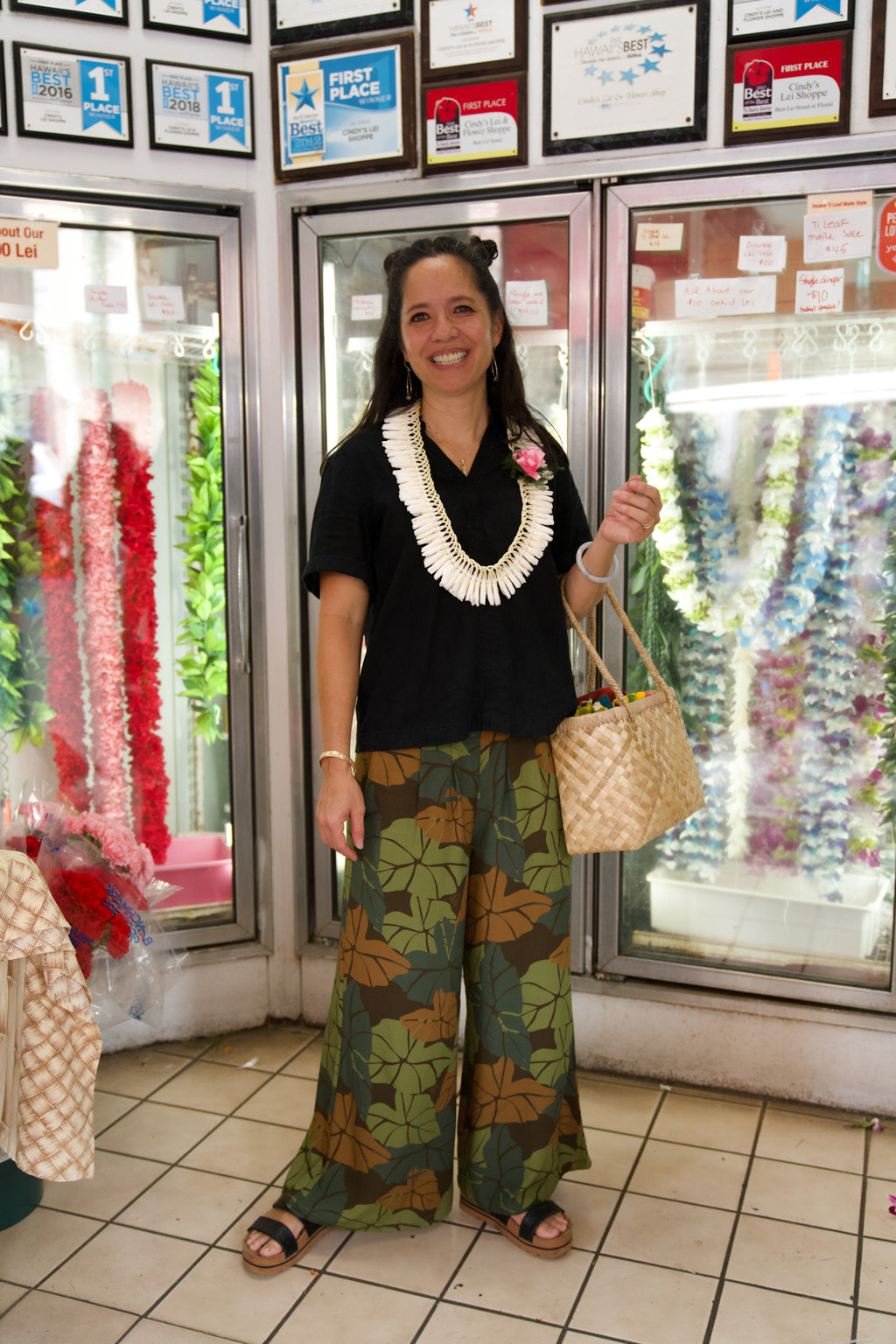 Pāʻina Pants in Kalo Camo
