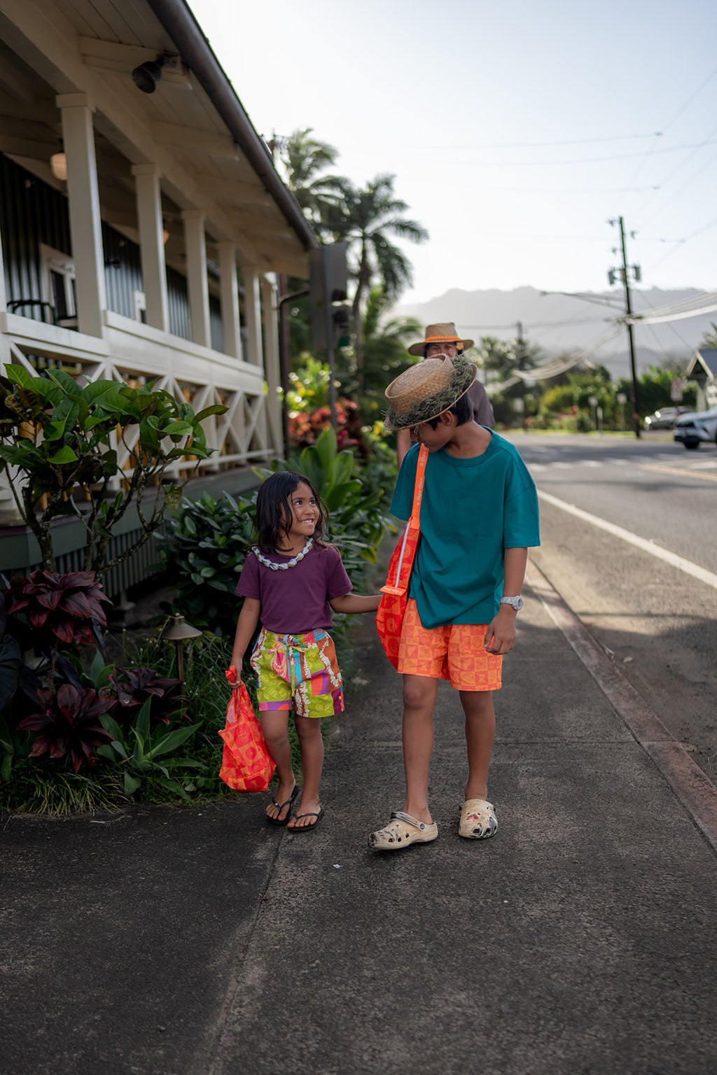 Keiki shorts in orange icon