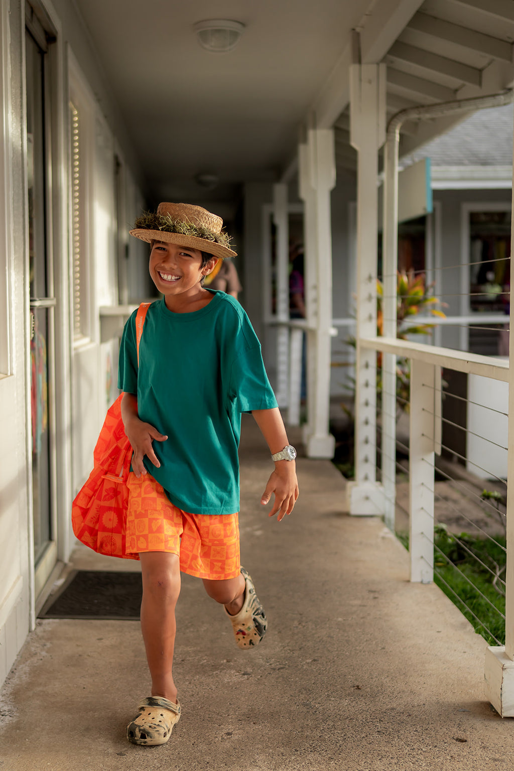 Keiki shorts in orange icon