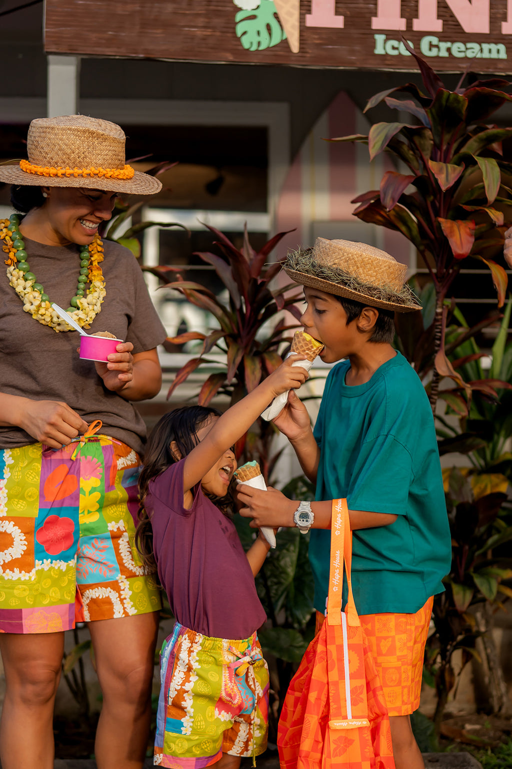 Adult shorts in patchwork