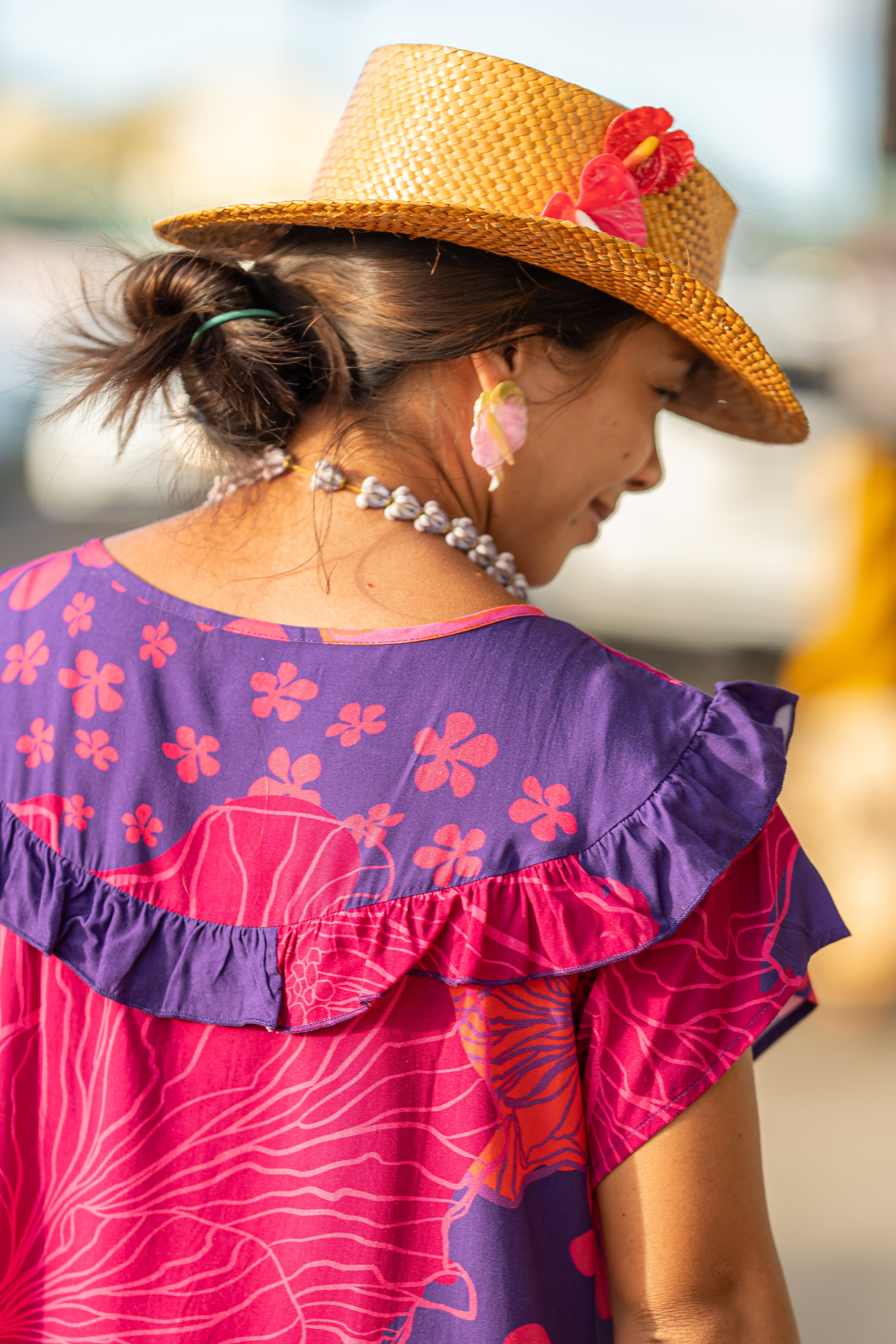 Shorty Muʻu in Pualani purple